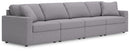 Modmax 4-Piece Sectional (Color: Granite)