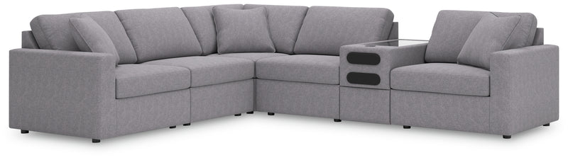 Modmax 6-Piece Sectional (Color: Granite)