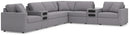 Modmax 8-Piece Sectional (Color: Granite)