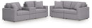 Modmax 3-Piece Sectional Sofa and 2-Piece Sectional Loveseat