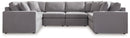 Modmax 6-Piece Sectional (Color: Granite)