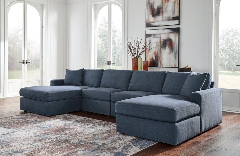 Modmax 4-Piece Sectional with Chaise (Color: Ink)