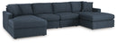 Modmax 4-Piece Sectional with Chaise (Color: Ink)
