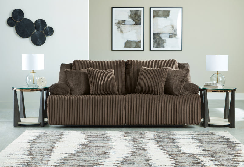 Top Tier 2-Piece Sectional Loveseat (Color: Chocolate)