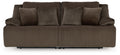 Top Tier 2-Piece Sectional Loveseat (Color: Chocolate)