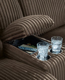 Top Tier 6-Piece Reclining Sectional with Chaise (Color: Chocolate)