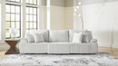 Top Tier 3-Piece Sectional Sofa (Color: Alloy)