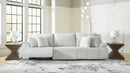 Top Tier 3-Piece Sectional Sofa (Color: Alloy)