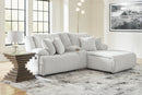 Top Tier 3-Piece Reclining Sectional Sofa with Chaise (Color: Alloy)