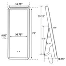 Glendora Standing Mirror