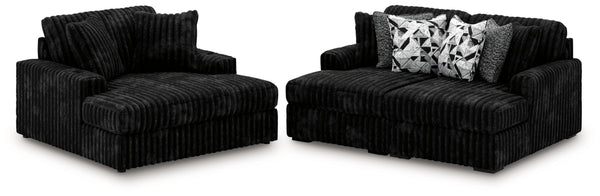 Midnight-Madness Super Chaise and Oversized Chaise