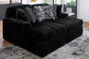 Midnight-Madness Super Chaise (Color: Onyx)