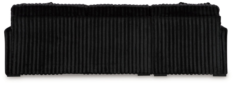 Midnight-Madness 2-Piece Sectional Sofa with Chaise (Color: Onyx)