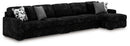 Midnight-Madness 3-Piece Sectional with Chaise