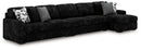 Midnight-Madness Sectional with Chaise