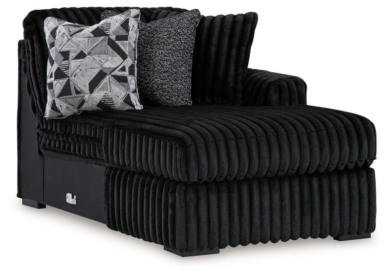 Midnight-Madness Super Chaise and Oversized Chaise