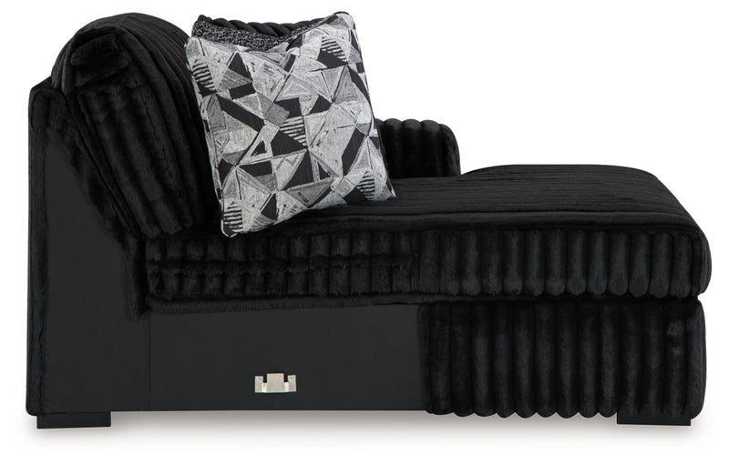 Midnight-Madness Super Chaise and Oversized Chaise