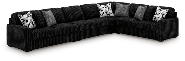 Midnight-Madness 4-Piece Sectional
