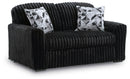 Midnight-Madness Sofa, Loveseat and Oversized Ottoman