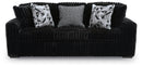 Midnight-Madness Sofa, Loveseat and Oversized Ottoman