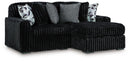 Midnight-Madness 2-Piece Sectional with Chaise