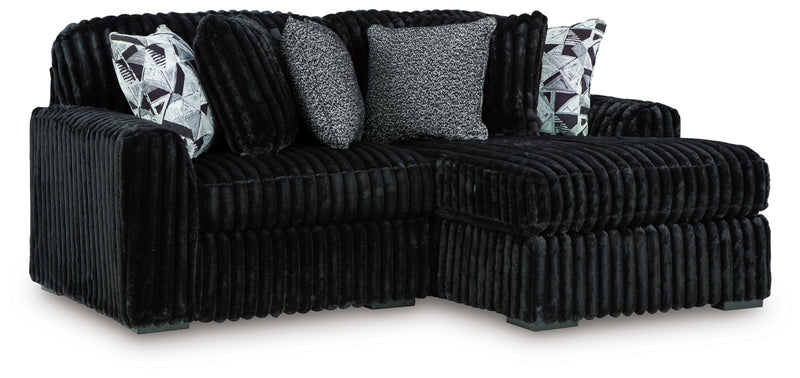 Midnight-Madness 2-Piece Sectional with Chaise