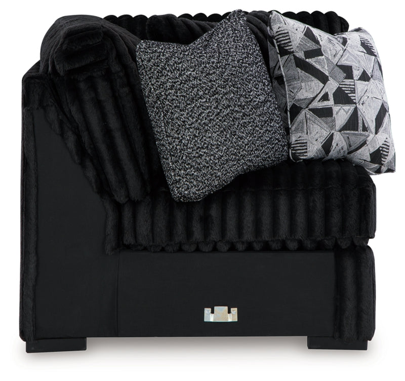 Midnight-Madness 4-Piece Sectional