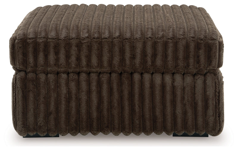 Midnight-Madness Oversized Accent Ottoman