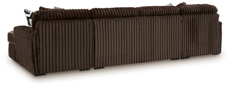 Midnight-Madness 3-Piece Sectional with Chaise
