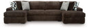 Midnight-Madness Sectional with Chaise