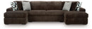 Midnight-Madness 3-Piece Sectional with Chaise