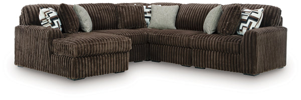 Midnight-Madness 5-Piece Sectional with Chaise