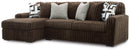Midnight-Madness Sectional Sofa with Chaise