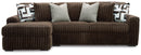 Midnight-Madness Sectional Sofa with Chaise