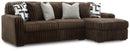 Midnight-Madness 2-Piece Sectional Sofa with Chaise