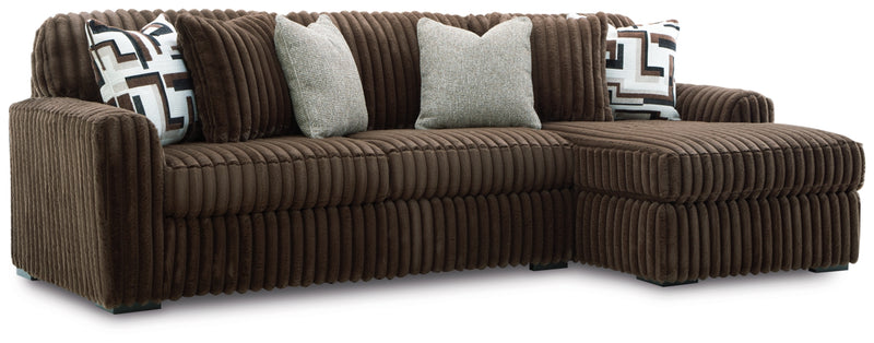 Midnight-Madness 2-Piece Sectional Sofa with Chaise