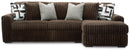 Midnight-Madness 2-Piece Sectional Sofa with Chaise