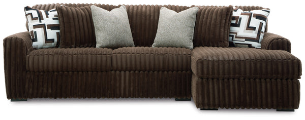 Midnight-Madness 2-Piece Sectional Sofa with Chaise