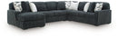 Midnight-Madness Sectional with Chaise