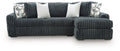 Midnight-Madness Sectional Sofa with Chaise