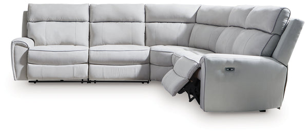 Social Pointe 5-Piece Power Reclining Sectional