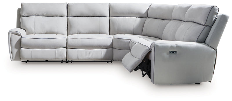 Social Pointe 5-Piece Power Reclining Sectional