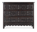 Commerce and Market - Flora Three-Drawer Chest - Dark Brown