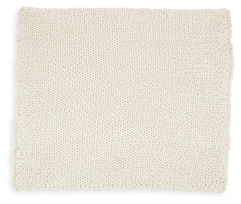 Chaddon Throw (Set of 3) (Color: Ivory)