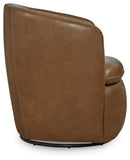 Kierreys Swivel Accent Chair (Color: Caramel)