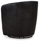 Kierreys Swivel Accent Chair (Color: Midnight)