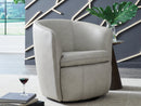 Kierreys Swivel Accent Chair (Color: Bone)
