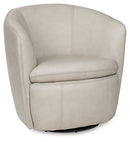 Kierreys Swivel Accent Chair (Color: Bone)