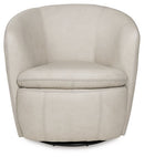 Kierreys Swivel Accent Chair (Color: Bone)