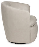 Kierreys Swivel Accent Chair (Color: Bone)